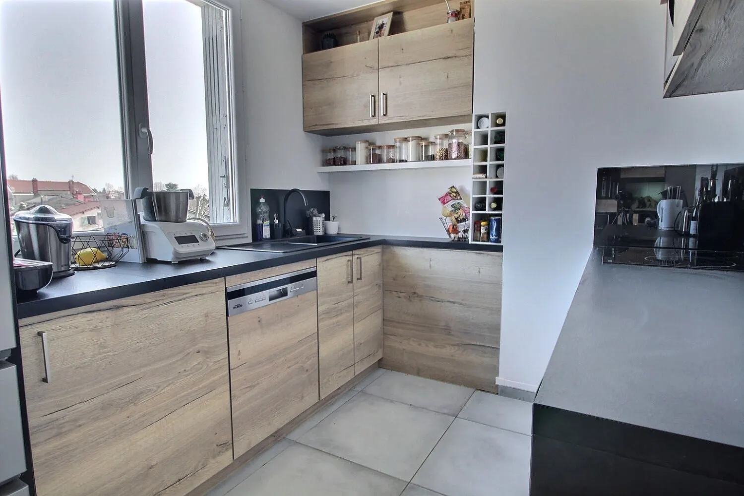 Cuisine en bois clair