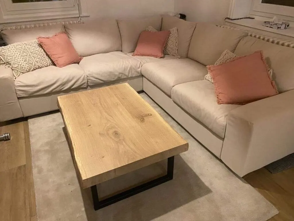 Table basse en chêne
