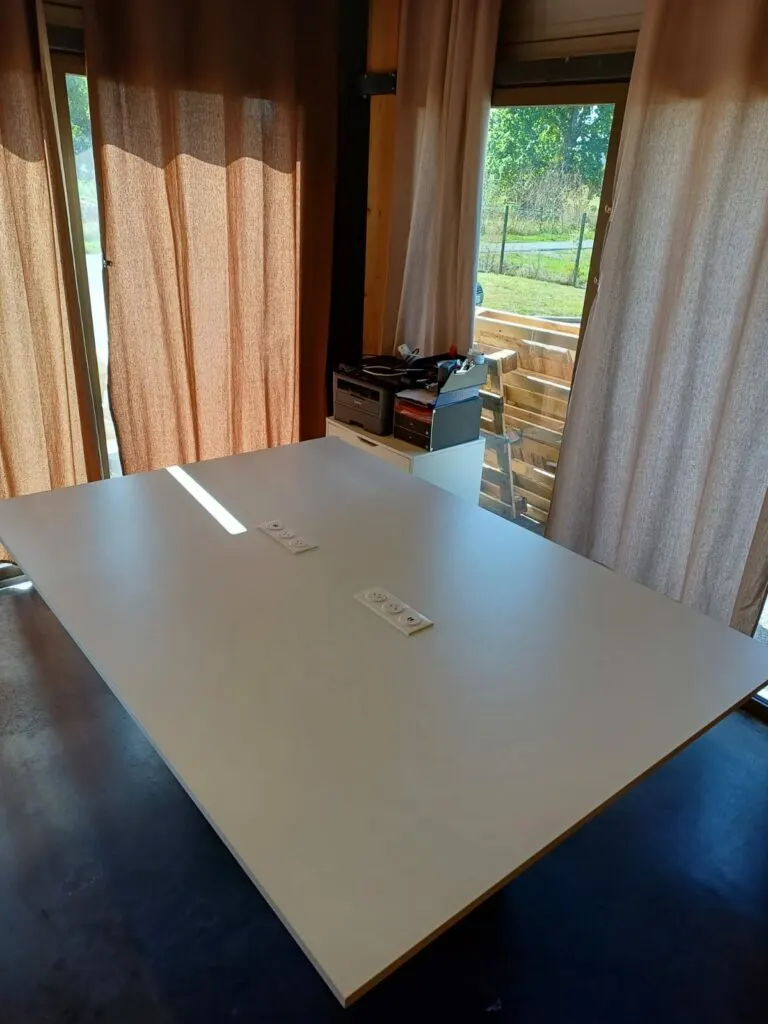 Plan de travail pour bureau d'entreprise